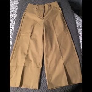 J. Crew Wide Leg Cropped Pant